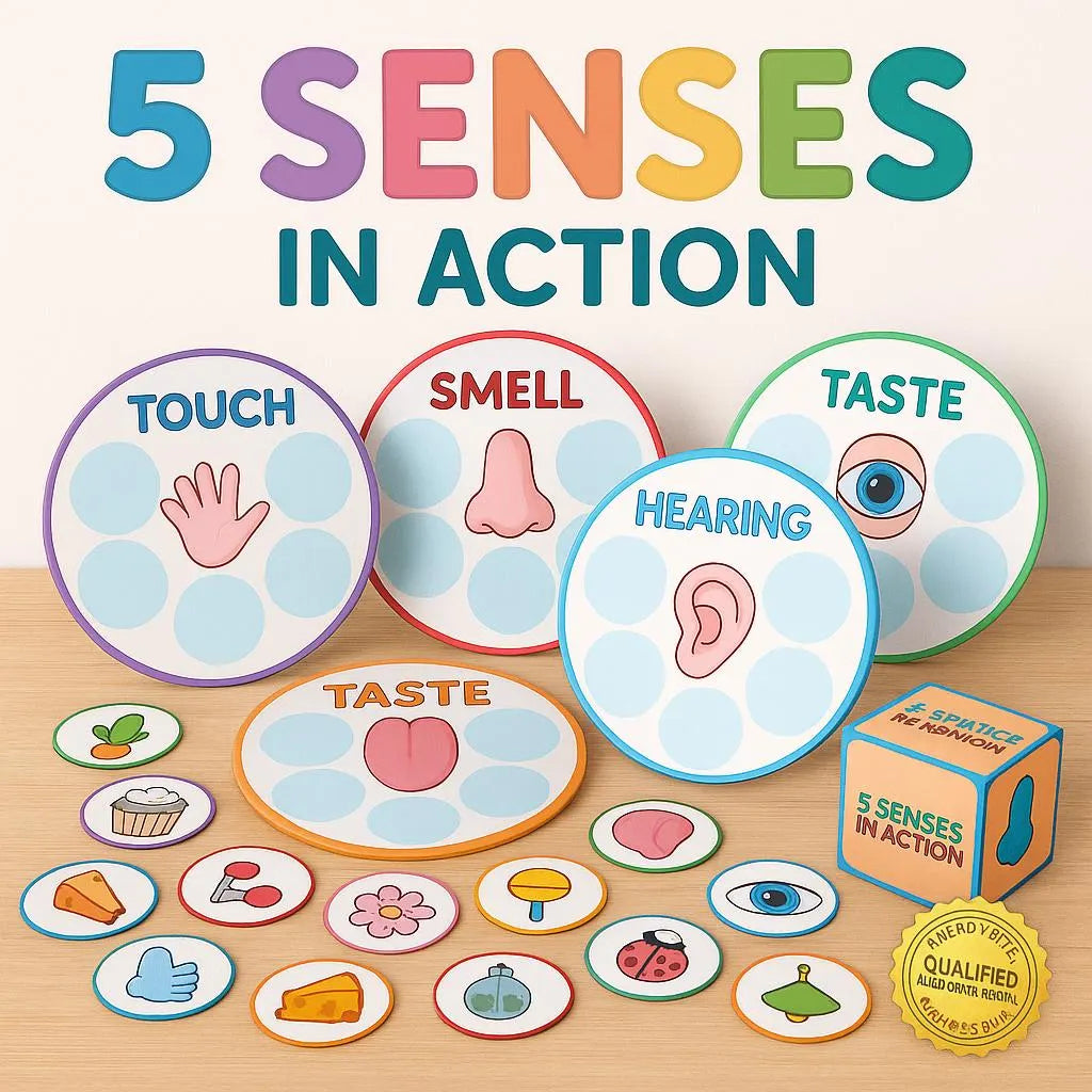 5 Senses Montessori Game: Sensory Sorting Activity (PDF)