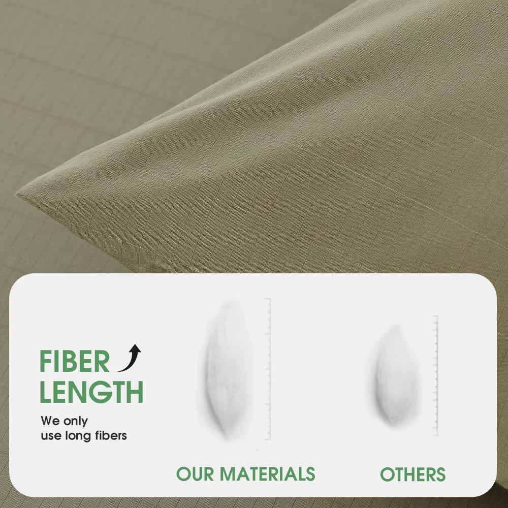 Hypoallergenic Grounding Bed Sheet - Full Size, Organic Cotton, Conductive Fabric for Deep Sleep
