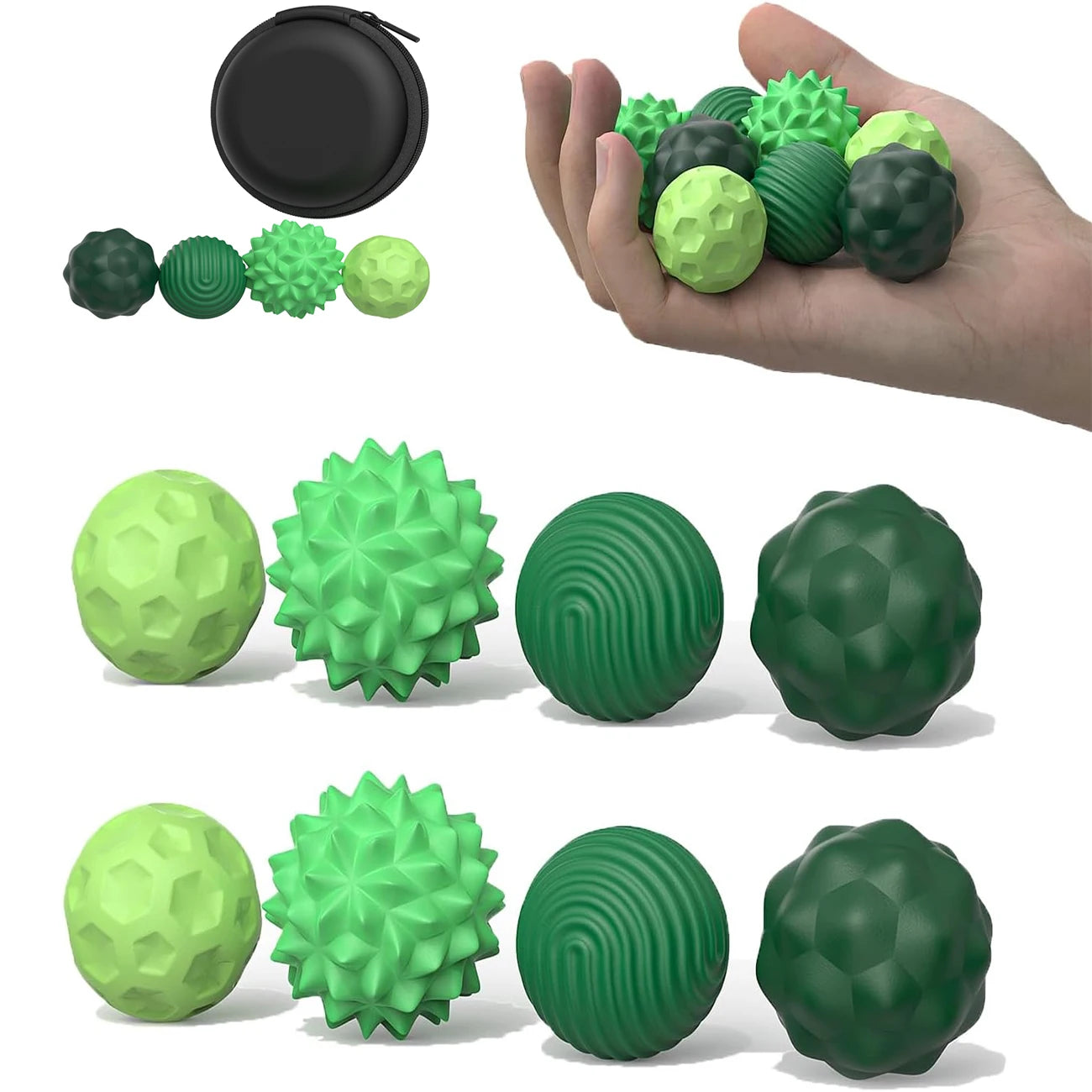 Silicone Magnetic Sensory Balls Fidget Toy Worry Balls Autism Calming Fidgeting Toy Adults Anxiety Relief Stress Sensory Toy