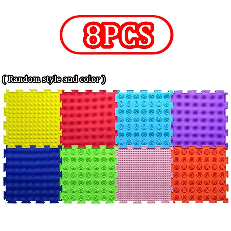 Montessori Educational Sensory Toys Sensory Integration Training Balance Stone Set Children Game Parish Sports Activities Games