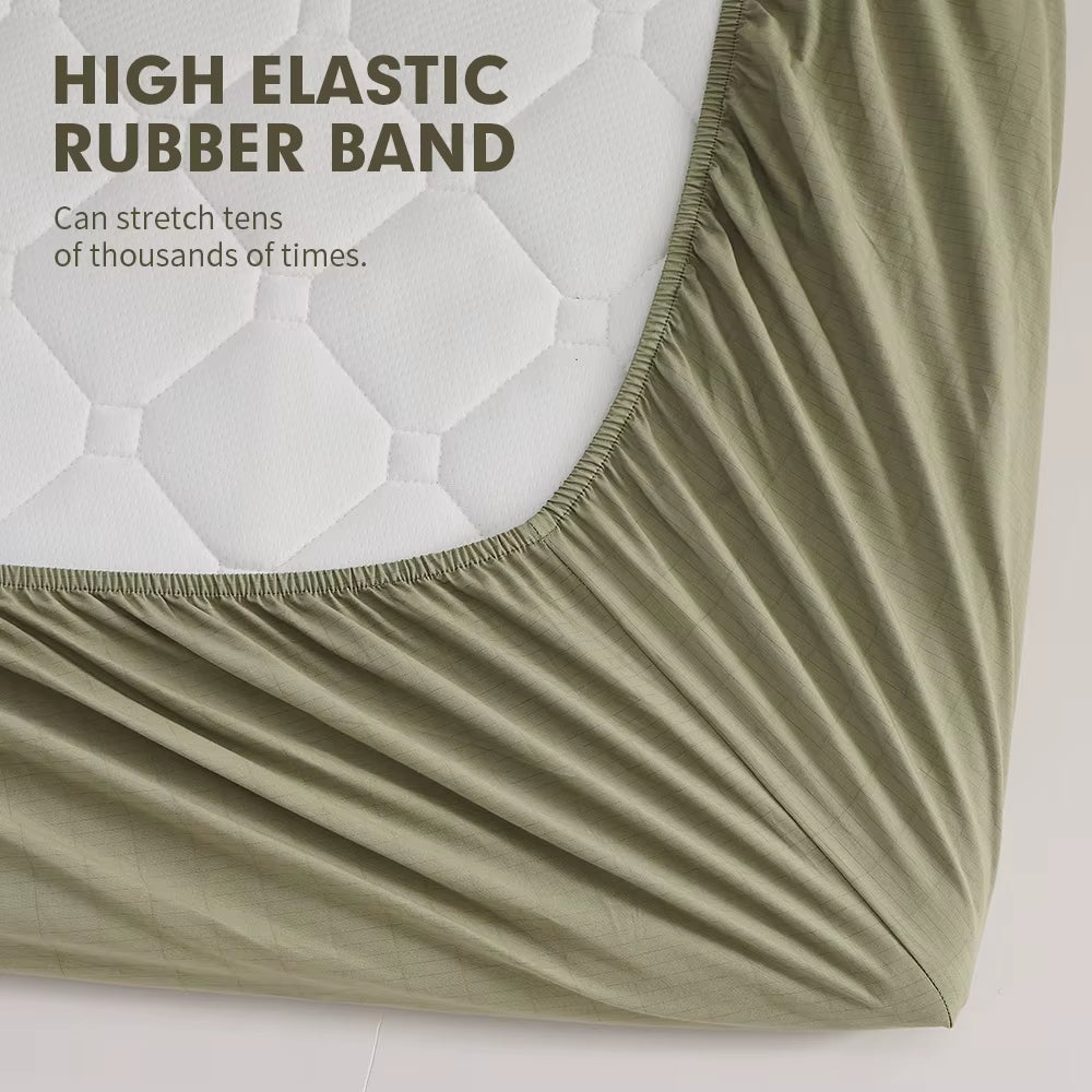 Hypoallergenic Grounding Bed Sheet - Full Size, Organic Cotton, Conductive Fabric for Deep Sleep