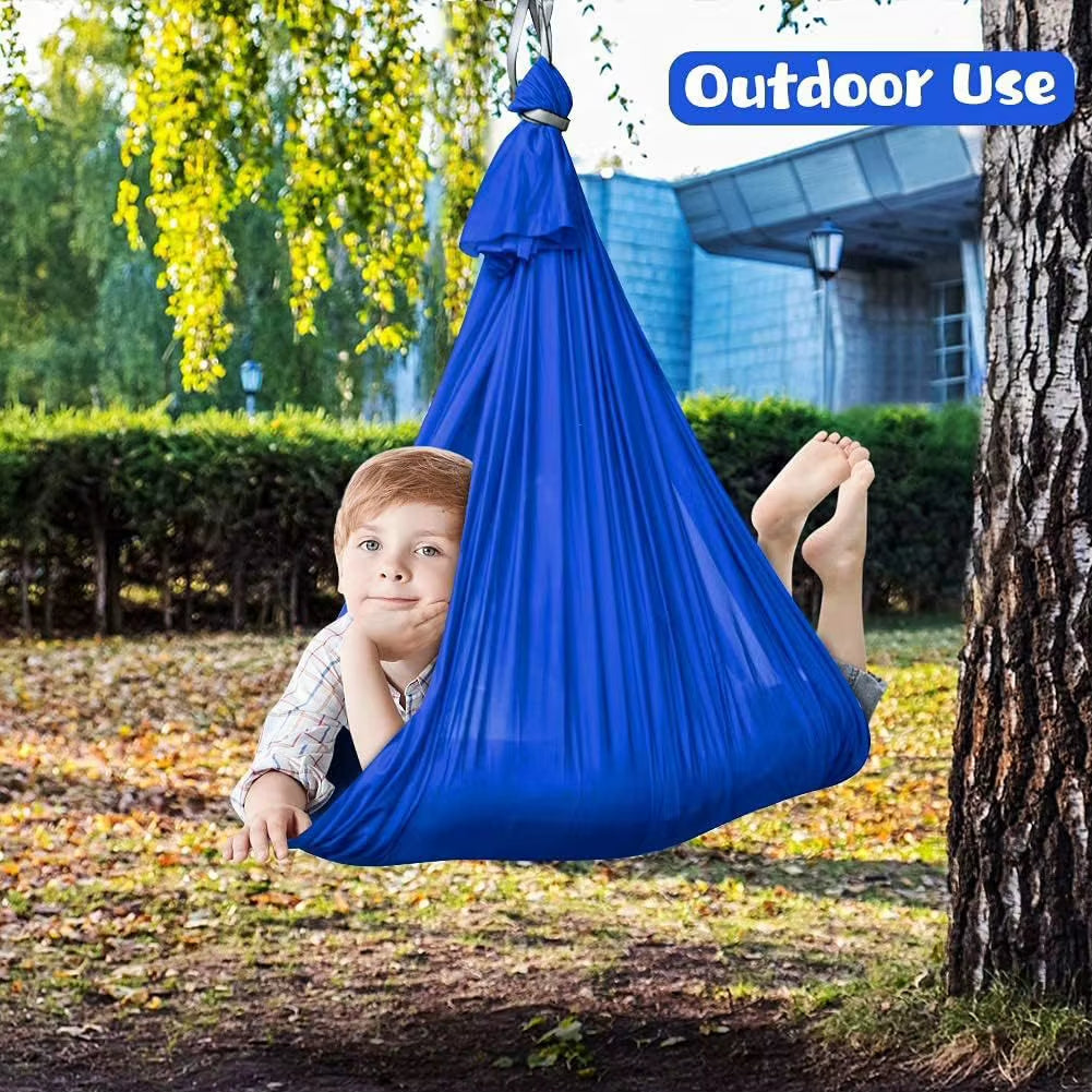 Adjustable Swing Calming Compression Therapy Swing Hammock Healing & Relaxing Cuddle Sensory Swing for Autism Aspergers ADHD