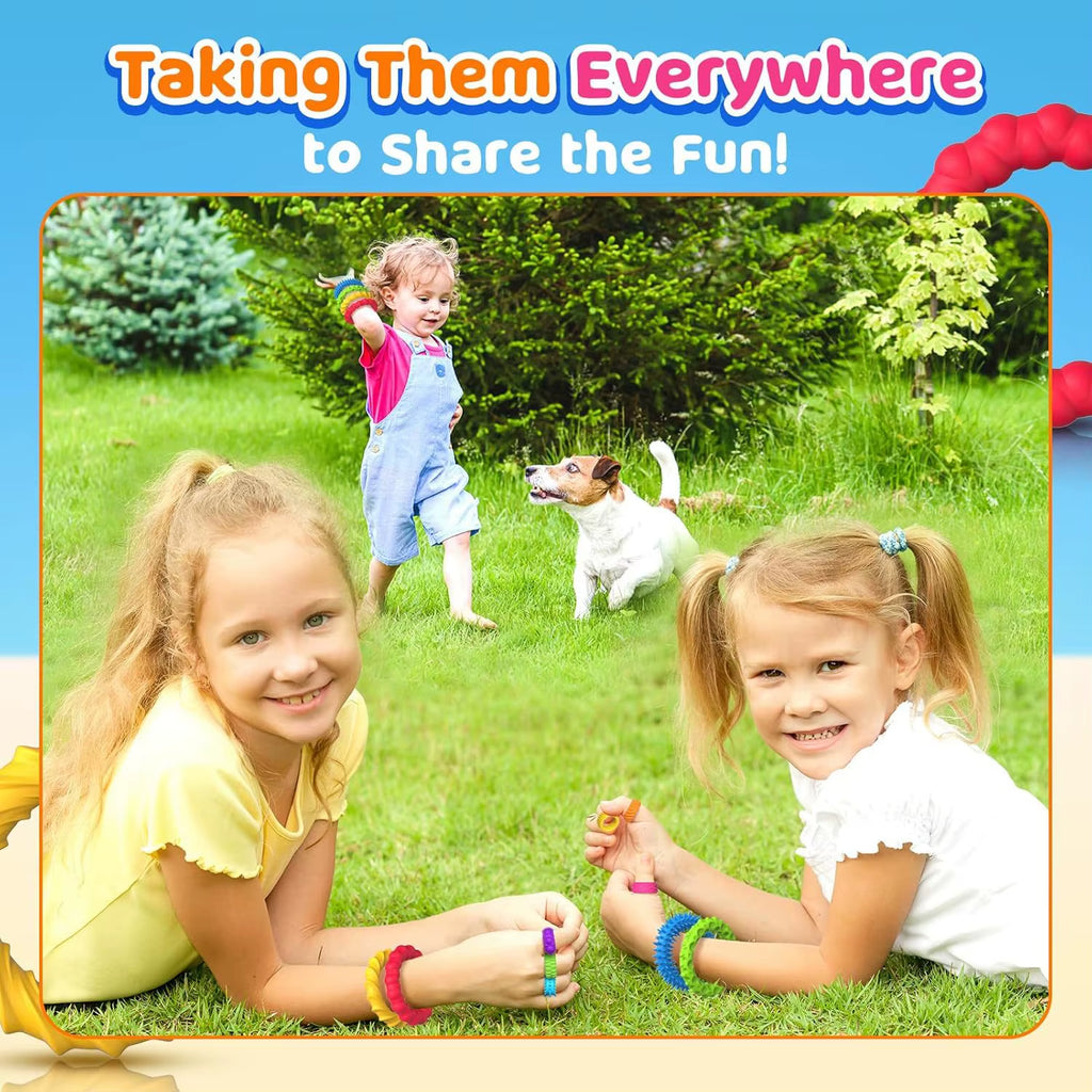 4PCS Bracelet Sensory Fidget Toys for Kids Adults Pack Autism Sensory Toys for Special Needs Autistic Stretchy Bracelets New