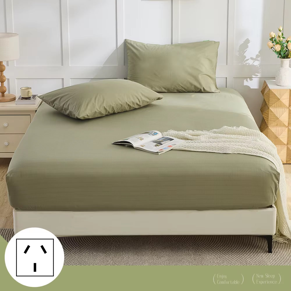 Hypoallergenic Grounding Bed Sheet - Full Size, Organic Cotton, Conductive Fabric for Deep Sleep