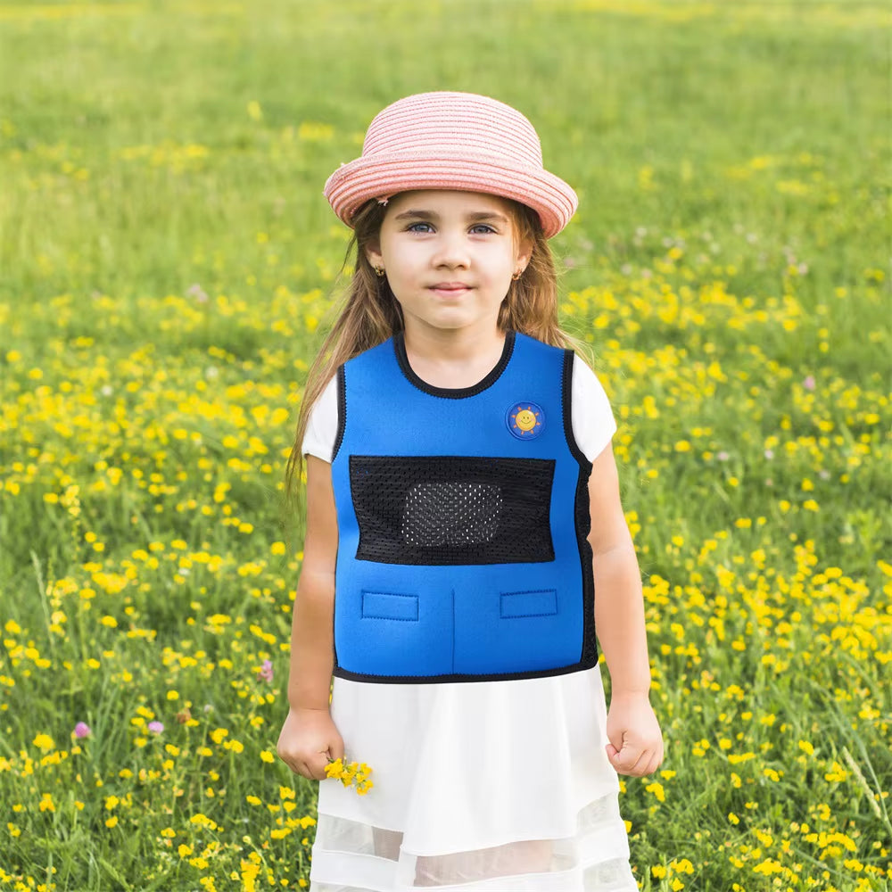 Children'S Weighted Vest Adjustable Weight Sensory Vest Autism Aid for Children Boys and Girls