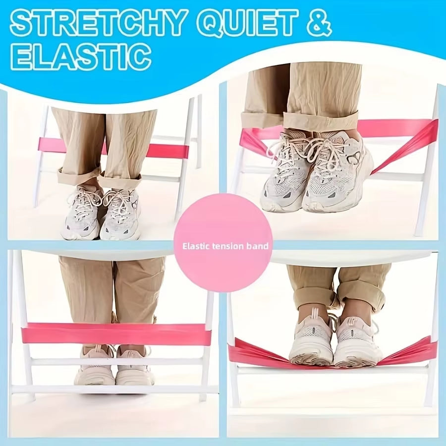 1Pc Elastic Tension Band for Irritable Feet, Stress Relief Band for Classroom Chair Legs, Suitable for Student Classrooms-Office