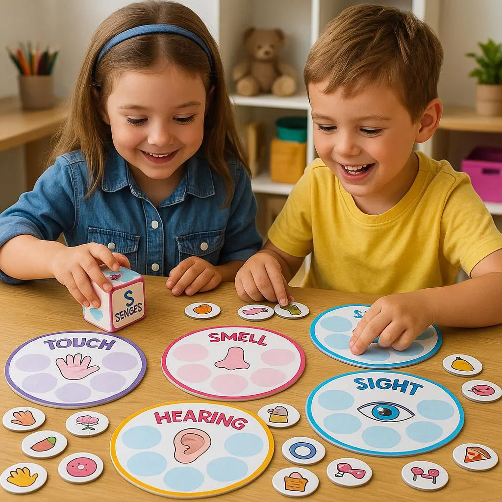 5 Senses Montessori Game: Sensory Sorting Activity (PDF)