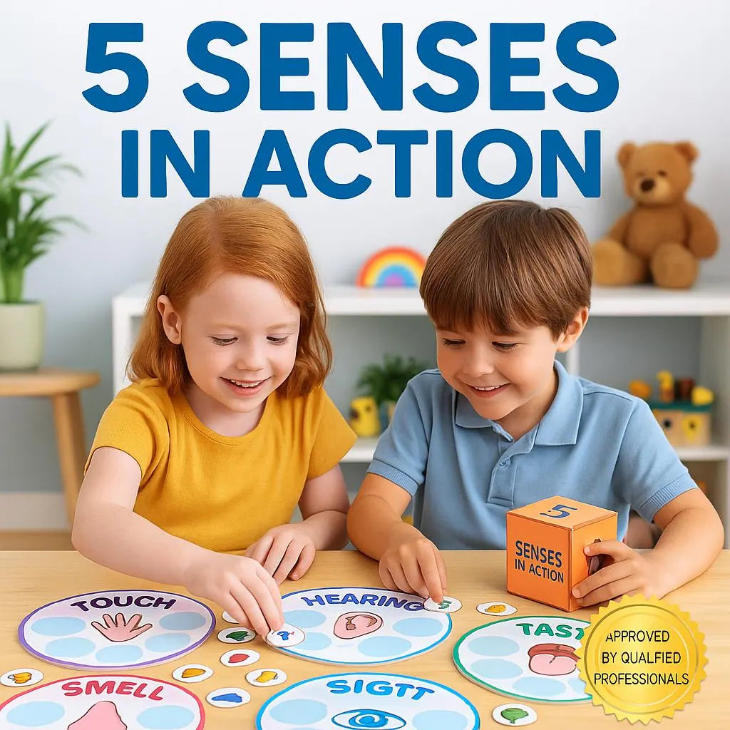 5 Senses Montessori Game: Sensory Sorting Activity (PDF)