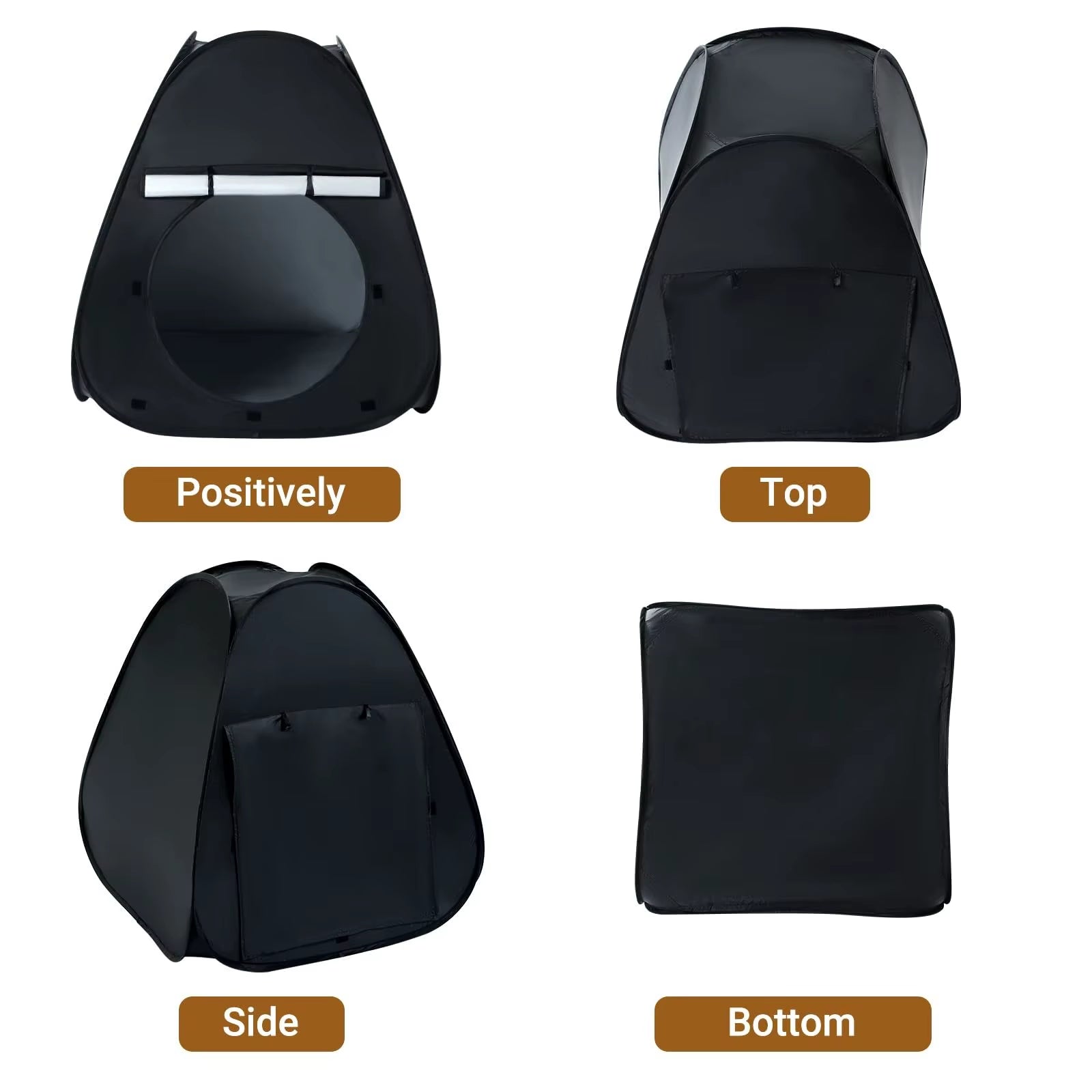 Blackout Sensory Tent Foldable Kids Calm Corner Tent with Storage Bag Blackout Tent Children Indoor Tent for Autistic Children